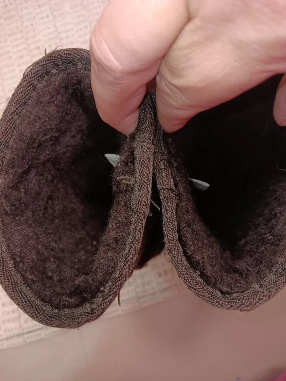 Emu Australia Kids Toddler 'Bronte Hi' Brown Suede Merino Wool Boots sz 9